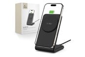 Mobil - Adaptere og ladere - Tech-Protect QI15W-A38 MagSafe Wireless Charger - Black - 5906302372195