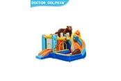 Utendørsleker - Doctor Dolphin Honey Bear Hoppeborg inkl. 450 watt blåser - 72069B