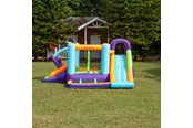 Utendørsleker - Doctor Dolphin Jump n`fun Hoppeborg inkl. 450 watt blåser - 82003