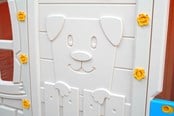 Utendørsleker - Elite Toys Legehuset "Fantasy" XL med dører og vinduer - 6951289