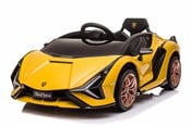 Kjøretøy - LAMBORGHINI Lamborghini Sian, 12V med gummihjul og 4x12V motorer - 6950518