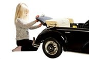 Kjøretøy - Mercedes 300S, 12V, fjernkontroll, gummihjul - 300S