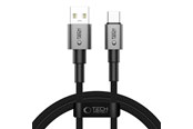 USB - Tech-Protect UltraBoost DNA USB-A / USB-C 15W/3A 100 cm Cable - Grey - 5906302380725