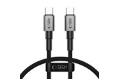 USB - Tech-Protect UltraBoost USB-C DNA PD60W/3A Cable 25 cm - Grey - 5906302380756