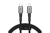 USB - Tech-Protect UltraBoost DNA USB-C / Lightning PD27W/3A Cable 100 cm - Grey - 5906302380879