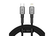 USB - Tech-Protect  Ultraboost DNA USB-C / Lightning PD27W/3A 200 cm cable - grey - 5906302380886