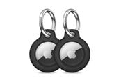 Mobil - Deksel og etui - Tech-Protect  Rough 2-pack Case for Apple AirTag - Black - 5906302360710