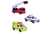 Leketøysbil - Impulse Toys Rescue vehicles 3pcs w/pullback lights and sound - 1600006
