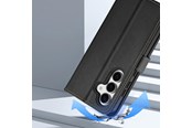 Mobil - Deksel og etui - Dux Ducis Lava Leather Case for Samsung Galaxy S25+ with Detachable Magnetic Wallet - Black - 6971824162240
