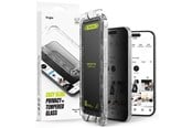 Mobil - Beskyttelsesglass - Ringke  Easy Slide 2-pack Privacy Glass for iPhone 16 Pro - 8800274960053