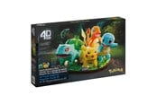 Puslespill - Pokemon 4D Build Pokémon First Starters 28 cm 4D Puslespill - 29970/6079044