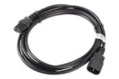 Strømkabel (ekstern) - Lanberg - power extension cable - power IEC 60320 C13 to IEC 60320 C14 - 3 m - CA-C13E-11CC-0030-BK