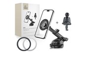 Mobil - Andre tilbehør - Tech-Protect N58 Magnetic MagSafe Car Mount for Cockpit Windshield or Air Vent Mount - Black - 5906302360888