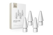 Mobil - Andre tilbehør - Tech-Protect Stylus Tips for Apple Pencil 4-Pack - White - 5906302322978