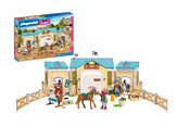 Playmobil - Playmobil Jeg elsker hester - Stor ridestall - 72127