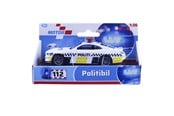 Leketøysbil - Impulse Toys Politibil dansk m/pullback die-cast 11cm 1:36 - 5010042A