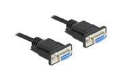 Parallell/seriell kabel - DeLOCK - serial cable - DB-9 to DB-9 - 10 m - 86604