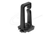 Tilbehør - DeLOCK network device enclosure cable management bracket - 70 x 24 mm with mounting plate for DIN rail mounting - 90769