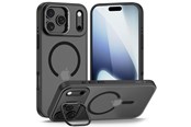 Mobil - Deksel og etui - Tech-Protect MagStand MagSafe Case for iPhone 17 Pro - Matte Black - 5906302330515