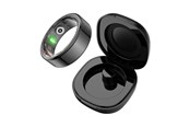 Aktivitetsring - Colmi R02 Smart Ring Size 12 21.3mm with Charging Case - Black - R02 Black 12 (case)
