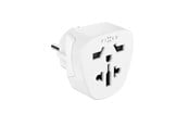 Strømkabel (ekstern) - FIXED Travel Adapter Schuko EU/World White - FIXCT-EU2-WH