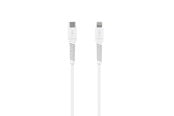 USB - FIXED LIQUID Silicone cable USB-C/Lightning 1.2m White - FIXDLS2-CL12-WH