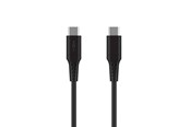 USB - FIXED LIQUID Silicone cable 60W USB-C/C 0.3m Black - FIXDLS-CC03-BK