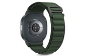 Smartklokke - Tilbehør - Tech-Protect Nylon Stripe Strap for Samsung Galaxy Watch 40 / 44 / 46 mm - Green - 5906302331284