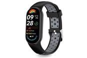 Smartklokke - Tilbehør - Tech-Protect IconBand Air Strap for Xiaomi Smart Band 8 / 9 / 10 / NFC - Black & Gray - 5906302331338