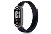 Smartklokke - Tilbehør - Tech-Protect Nylon Pro Strap for Xiaomi Smart Band 8 / 9 / 10 / NFC - Black & Orange - 5906302331468
