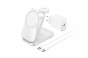 Mobil - Adaptere og ladere - Anker Prime Wireless Charging Station(3-in-1 MagGo AirCool Foldable) - White - B25N1G21