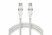USB - Anker USB-C to USB-C Cable (0.9m 240W Upcycled-Braided) - White - A82E2021