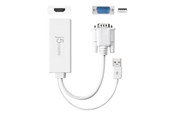 Skjermkabel - j5create JDA214 - adapter cable - 17.6 cm - JDA214-N