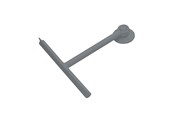 Baderomstilbehør - Gedy Silicone Dusjskrape med Hengel - 264108