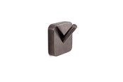 Baderomstilbehør - Gedy Tonga 2 stk. kroker - Gunmetal - TO2781
