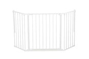 Babyutstyr - BabyDan Flex M sikkerhedsgitter hvid 90-146 cm - 500973