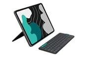 Tastatur - Logitech Flip Folio - keyboard and folio case full size - QWERTY - English - graphite Input Device - Tastatur & Foliosett - Engelsk - Grå - 920-013388