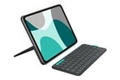 Tastatur - Logitech Flip Folio - keyboard and folio case full size - QWERTY - English - graphite Input Device - Tastatur & Foliosett - Engelsk - Grå - 920-013403