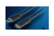 USB - Lanberg - USB-C extension cable - USB-C to USB-C - 1.5 m - CA-USBE-20CC-0015-BK