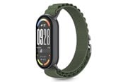 Smartklokke - Tilbehør - Tech-Protect Nylon Pro Strap for Xiaomi Smart Band 8 / 9 / 10 / NFC - Green - 5906302331437