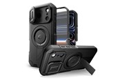 Mobil - Deksel og etui - Tech-Protect Kevlar MagSafe Case for iPhone 17 Pro Max - Black - 5906302331642