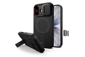 Mobil - Deksel og etui - Tech-Protect  Kevlar Aura MagSafe Case for iPhone 17 - Black - 5906302331659