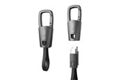Mobil - Andre tilbehør - Tech-Protect Ultraboost DNA Cable with Keychain USB-C PD 60W / 3A - Gray - 5906302331963
