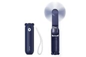 Nødlader - Jisulife Handheld Fan Life8 Mini Portable USB Fan with Power Bank Function 2000mAh and Flashlight - Blue Nødlader - Blue - 2000 mAh - 6975061537182