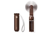 Nødlader - Jisulife Handheld Fan Life8 Plus Portable USB Fan with Power Bank Function 4500mAh and Flashlight - Brown Nødlader - Brown - 4500 mAh - 6975061537199