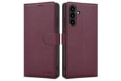Mobil - Deksel og etui - Tech-Protect Wallet Case for Samsung Galaxy A26 5G / A17 4G / 5G - Burgundy - 5906302332465