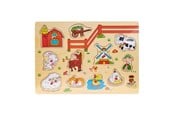 Babyleker - Impulse Toys Wooden puzzle with farm motifs - with price tag - 5030017
