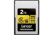 Minnekort - Lexar Professional GOLD CFexpress 4.0 Type A - 2TB - LCAEXG4002T-RNENG