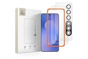 Mobil - Beskyttelsesglass - Tech-Protect Easy Set+ 3-pack Tempered Glass for Samsung Galaxy S25 FE - Clear - 5906302332762