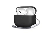 Mobil - Deksel og etui - Tech-Protect Silicone Case for AirPods Pro 3 - Black - 5906302333028